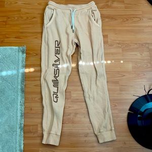 Quicksilver jogger pants. Lightly used in great condition.